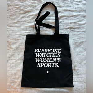 “Everyone Watches Women’s Sports” Canvas Tote